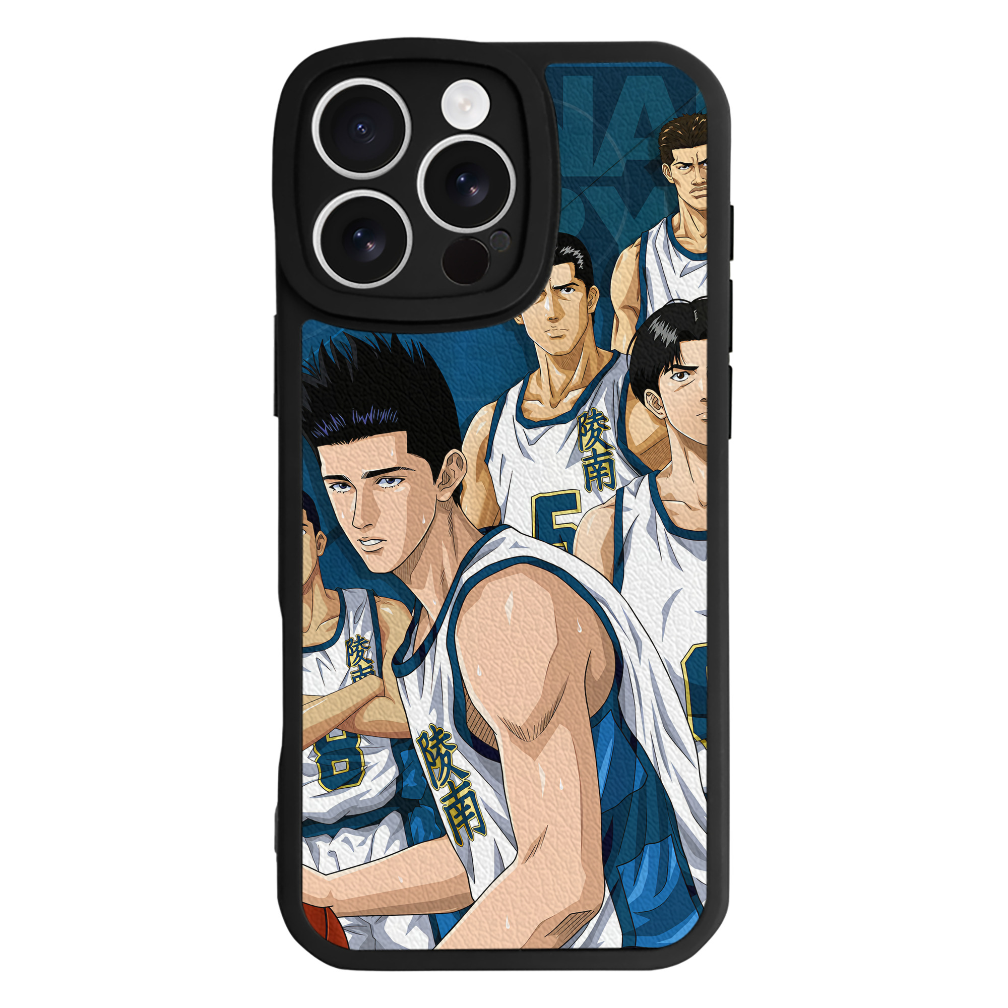 （画像用） SLAM DUNK／スラムダンク 【iPhone 16シリーズ対応】シリコンスマホケース（レザー調） 材質：シリコン